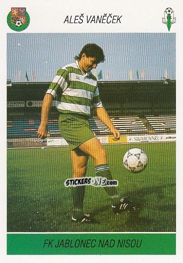 Sticker A. Vanecek - Podzim '94 Ceska Liga 1994-1995 n. 147 - Papyro
