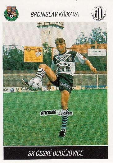 Sticker B. Krikava - Podzim '94 Ceska Liga 1994-1995 n. 39 - Papyro

