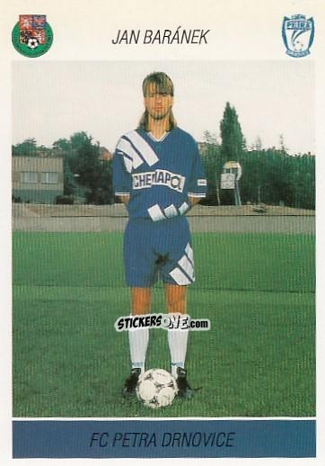 Sticker J. Baranek - Podzim '94 Ceska Liga 1994-1995 n. 87 - Papyro
