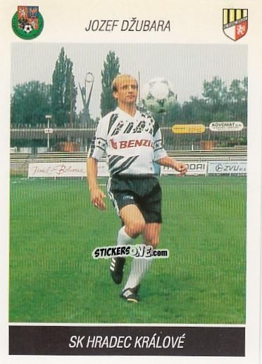 Sticker J. Dzubara - Podzim '94 Ceska Liga 1994-1995 n. 104 - Papyro
