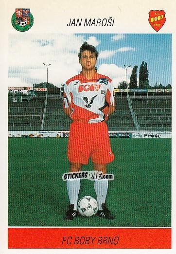 Sticker J. Marosi - Podzim '94 Ceska Liga 1994-1995 n. 25 - Papyro
