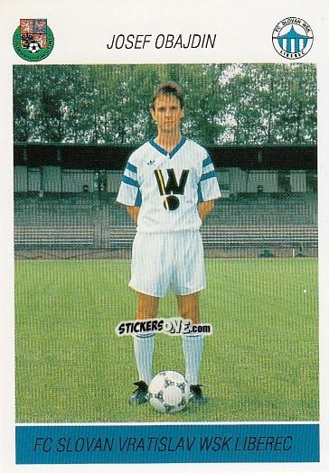 Sticker J. Obajdin - Podzim '94 Ceska Liga 1994-1995 n. 165 - Papyro
