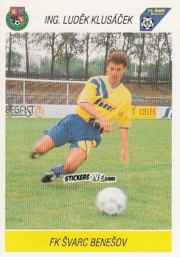 Sticker L. Klusacek - Podzim '94 Ceska Liga 1994-1995 n. 7 - Papyro

