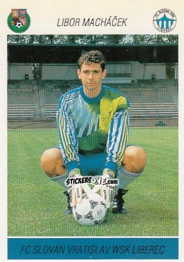 Sticker L. Machacek - Podzim '94 Ceska Liga 1994-1995 n. 161 - Papyro
