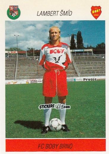 Sticker L. Smid - Podzim '94 Ceska Liga 1994-1995 n. 27 - Papyro
