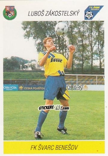 Sticker L. Zakostelsky - Podzim '94 Ceska Liga 1994-1995 n. 15 - Papyro
