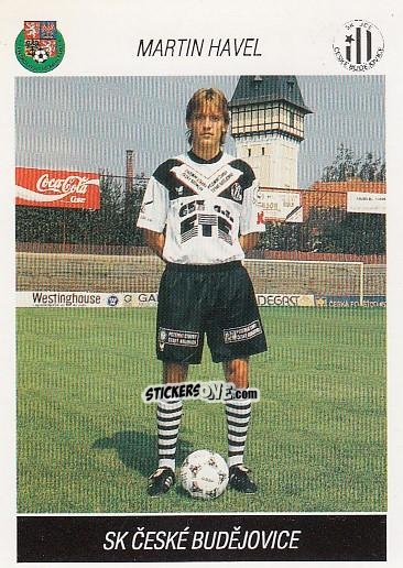 Sticker M. Havel - Podzim '94 Ceska Liga 1994-1995 n. 35 - Papyro
