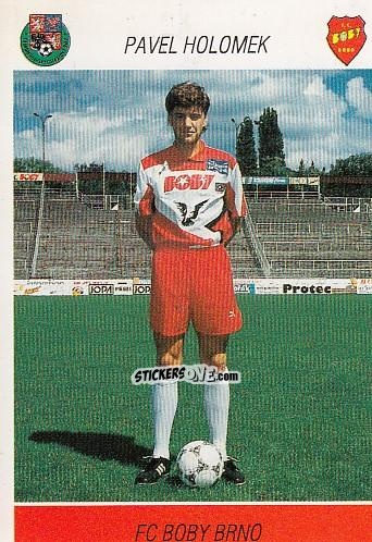 Sticker P. Holomek - Podzim '94 Ceska Liga 1994-1995 n. 19 - Papyro
