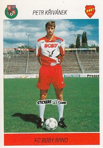 Sticker P. Krivanek - Podzim '94 Ceska Liga 1994-1995 n. 22 - Papyro
