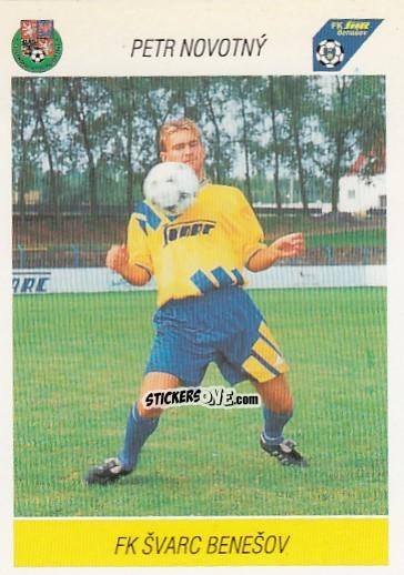Sticker P. Novotny - Podzim '94 Ceska Liga 1994-1995 n. 9 - Papyro
