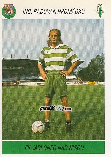 Sticker R. Hromadko - Podzim '94 Ceska Liga 1994-1995 n. 136 - Papyro
