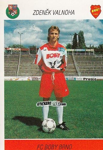 Sticker Z. Valnoha - Podzim '94 Ceska Liga 1994-1995 n. 28 - Papyro
