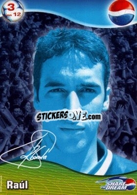 Cromo Raul - Share The Dream 2002 n. 3 - PEPSI