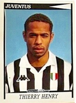 Cromo Thierry Henry - Calciatori 1998-1999 n. UPDATE8 - Panini