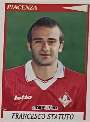 Sticker Francesco Statuto - Calciatori 1998-1999 n. UPDATE25 - Panini