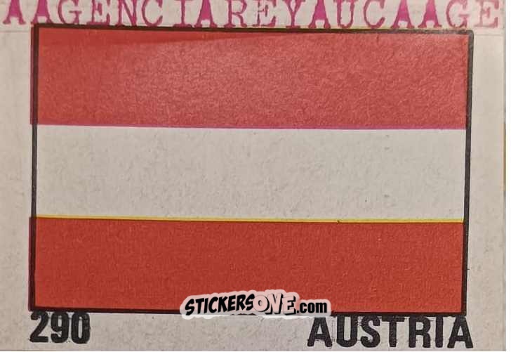 Cromo Flag - España 82 n. 290 - Reyauca