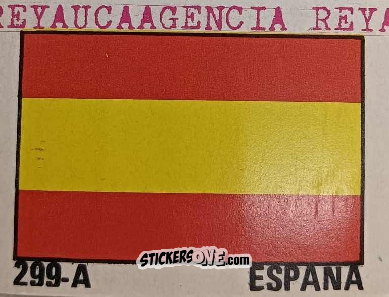 Cromo Flag - España 82 n. 299-A - Reyauca