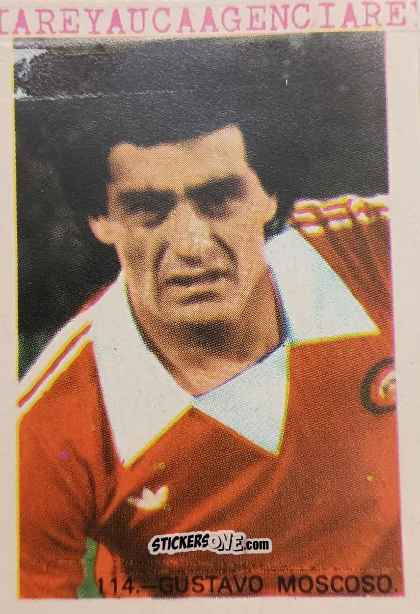 Cromo Gustavo Moscoso - España 82 n. 114 - Reyauca