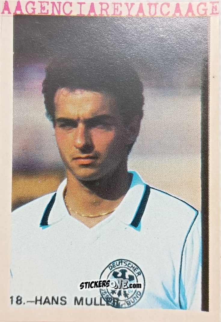 Sticker Hans Muller - España 82 n. 18 - Reyauca