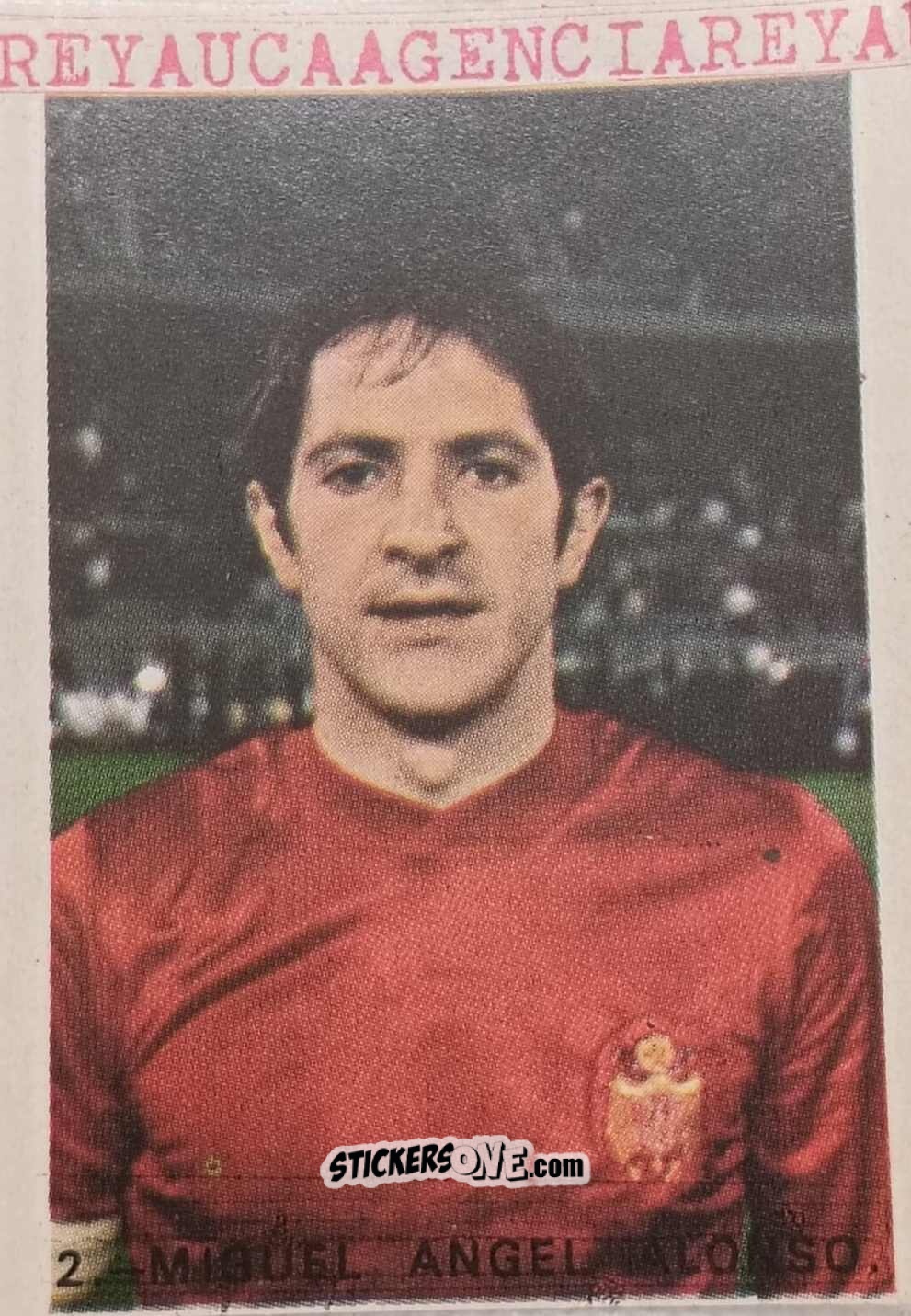 Sticker Miguel Angel Alonso - España 82 n. 2 - Reyauca