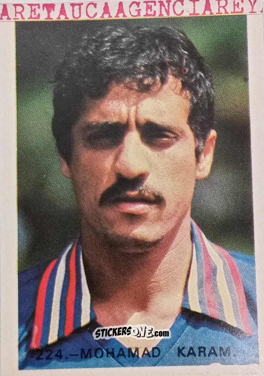 Sticker Mohamad Karam - España 82 n. 224 - Reyauca