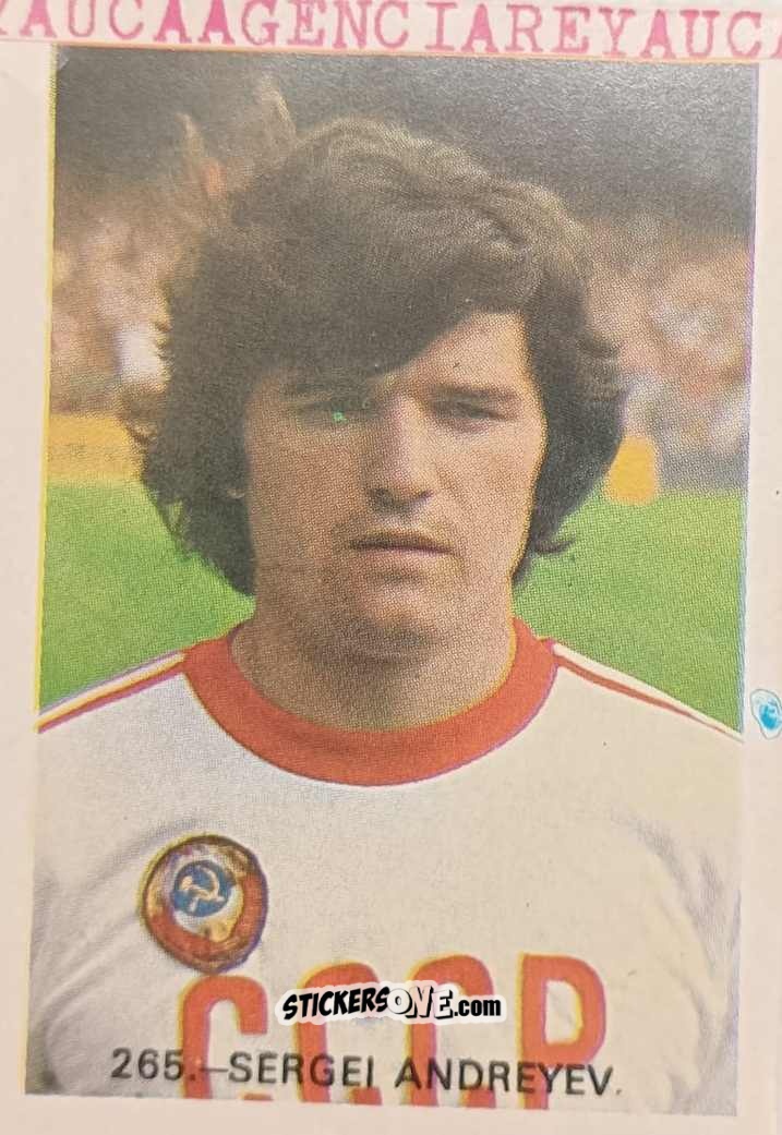 Sticker Sergei Andreyev - España 82 n. 265 - Reyauca