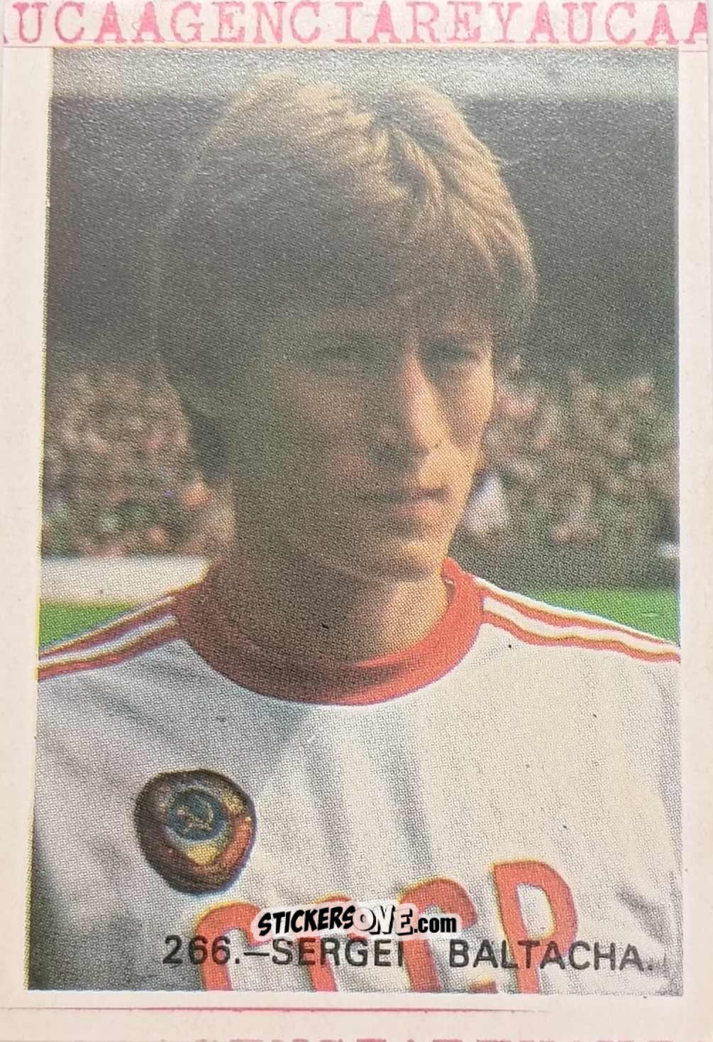 Cromo Sergei Baltacha - España 82 n. 266 - Reyauca