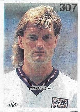 Sticker Glenn Hoddle - Campeonatos Mundiales de Futbol 1990 n. 307 - Reyauca
