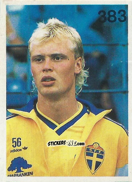 Figurina Klas Ingesson - Campeonatos Mundiales de Futbol 1990 n. 383 - Reyauca