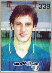 Cromo Luigi De Agostini - Campeonatos Mundiales de Futbol 1990 n. 339 - Reyauca