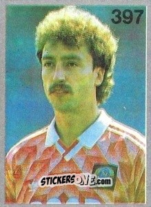 Cromo Sergei Aleinikov - Campeonatos Mundiales de Futbol 1990 n. 397 - Reyauca