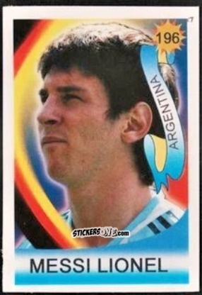 Cromo Messi - Vive le Mundial 2006 n. 196A - Reyauca