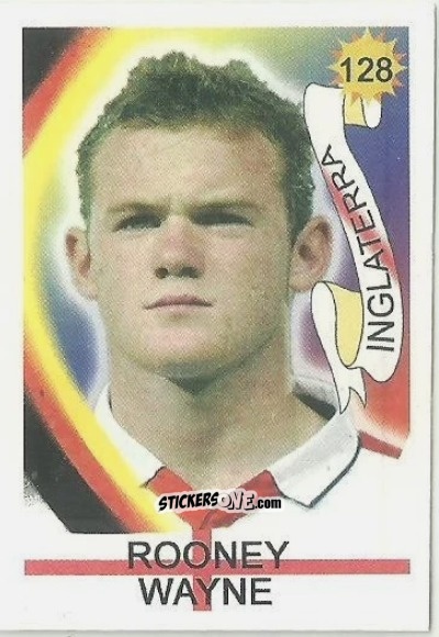 Figurina Rooney - Vive le Mundial 2006 n. 128 - Reyauca