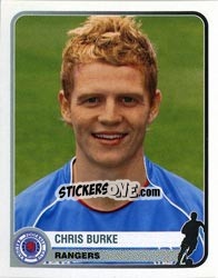 Figurina Chris Burke - Champions of Europe 1955-2005 n. 324 - Panini