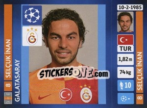 Figurina Selçuk Inan - UEFA Champions League 2013-2014 n. 125 - Panini