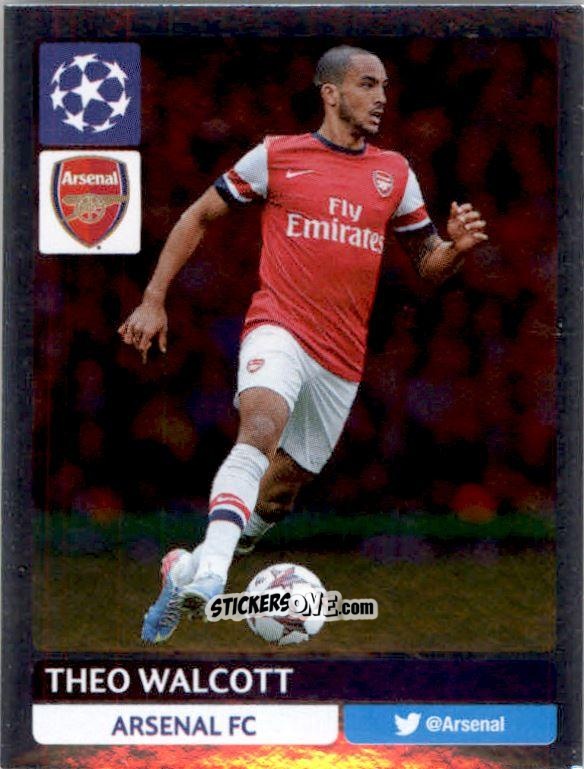 Cromo Theo Walcott - UEFA Champions League 2013-2014 n. 298 - Panini
