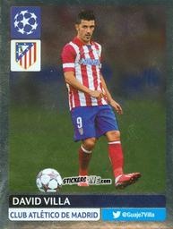 Sticker David Villa - UEFA Champions League 2013-2014 n. 299 - Panini