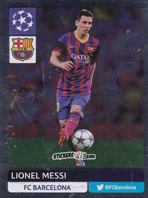 Cromo Lionel Messi - UEFA Champions League 2013-2014 n. 301 - Panini