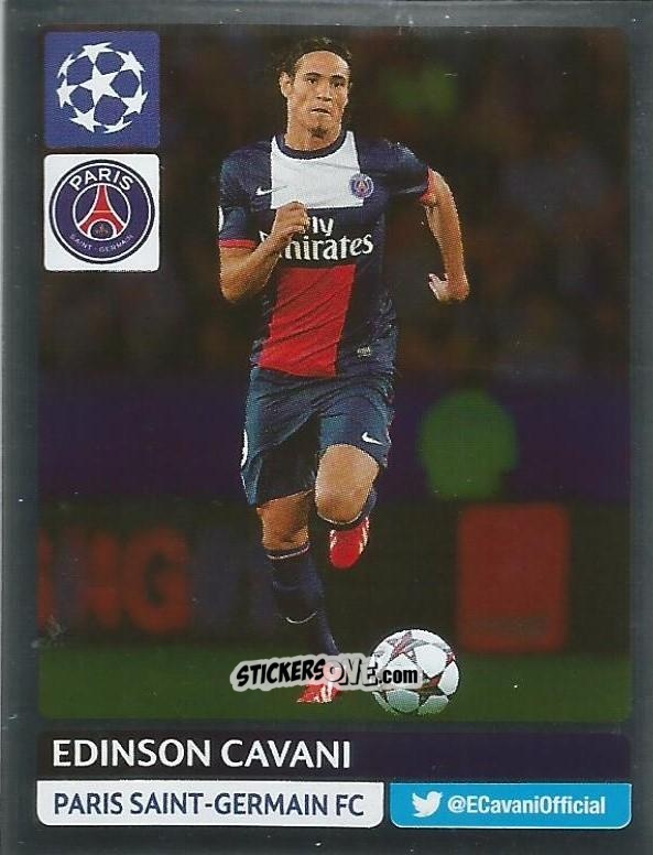 Cromo Edinson Cavani - UEFA Champions League 2013-2014 n. 321 - Panini