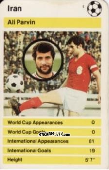 Cromo Ali Parvin -  World Cup '78 1978-1979 n. 22 - Top Trumps