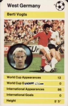 Figurina Berti Vogts -  World Cup '78 1978-1979 n. 31 - Top Trumps