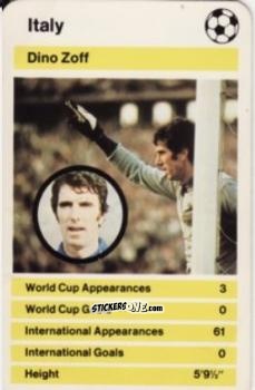 Cromo Dino Zoff -  World Cup '78 1978-1979 n. 32 - Top Trumps