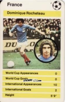 Sticker Dominique Rocheteau -  World Cup '78 1978-1979 n. 27 - Top Trumps