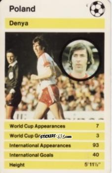 Figurina Kazimierz Deyna -  World Cup '78 1978-1979 n. 6 - Top Trumps