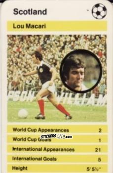 Sticker Lou Macari -  World Cup '78 1978-1979 n. 17 - Top Trumps
