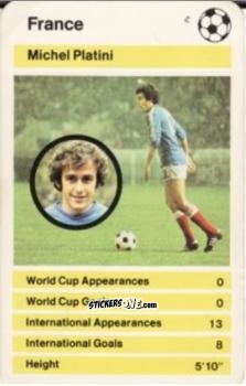 Cromo Michel Platini -  World Cup '78 1978-1979 n. 24 - Top Trumps