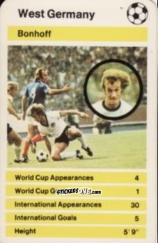 Figurina Rainer Bonhof -  World Cup '78 1978-1979 n. 3 - Top Trumps