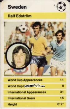 Cromo Ralf Edstrom -  World Cup '78 1978-1979 n. 8 - Top Trumps
