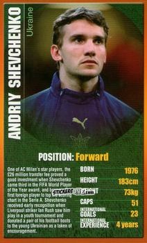 Cromo Andry Shevchenko - European Football Stars 2004 n. 30 - Top Trumps