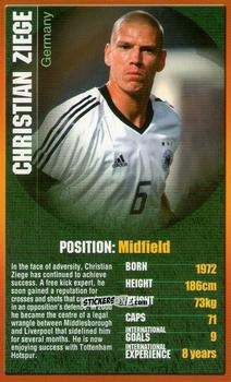 Sticker Christian Ziege - European Football Stars 2004 n. 12 - Top Trumps